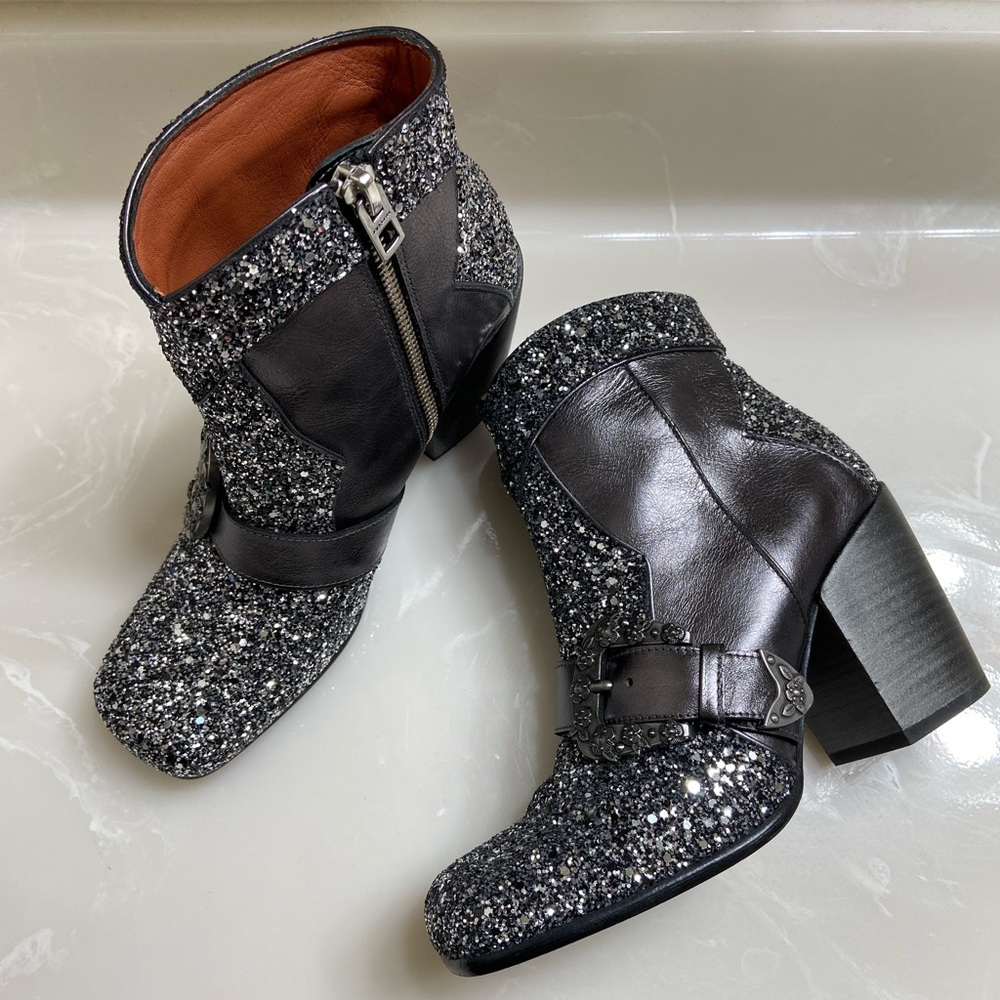 Coach ankle western boots, size 6